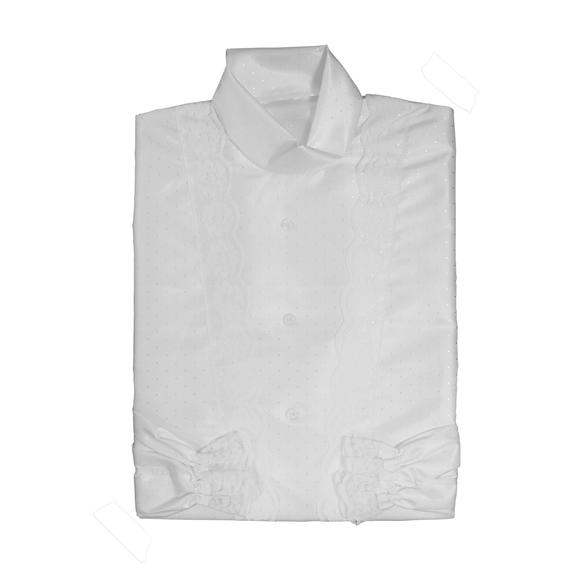 Lavabis gown satin with silver dots ladies