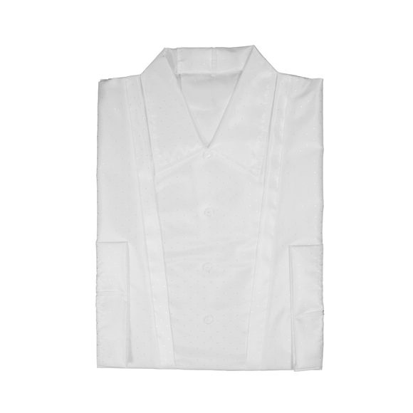 Lavabis gown satin with silver dots men
