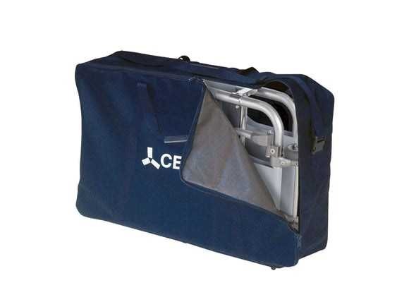 Folding aluminum transfer stretcher