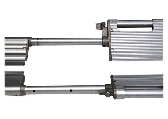 Folding aluminum scoop stretcher