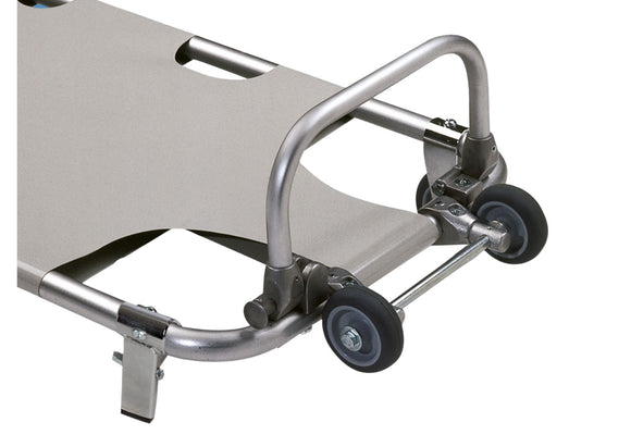 Folding aluminum transfer stretcher