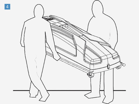 Ceabis salvage coffin ABS silver