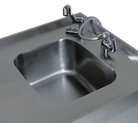 Mesa de autopsias de acero inoxidable Mesa de disección con cubeta para órganos y panel de control