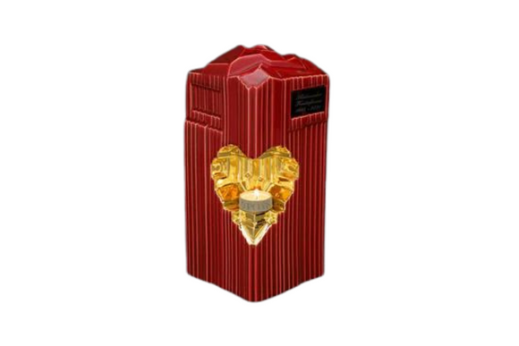 Urna corazón cerámica