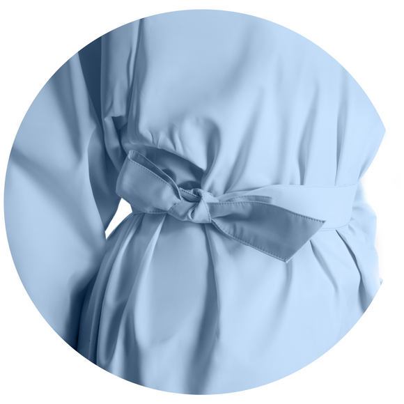 Changing gown, professional, various colors and sizes