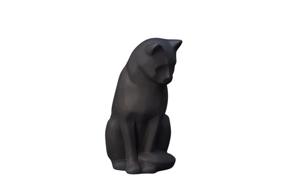 Pet urn cat ceramic