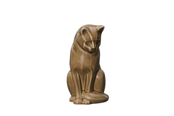 Pet urn cat ceramic