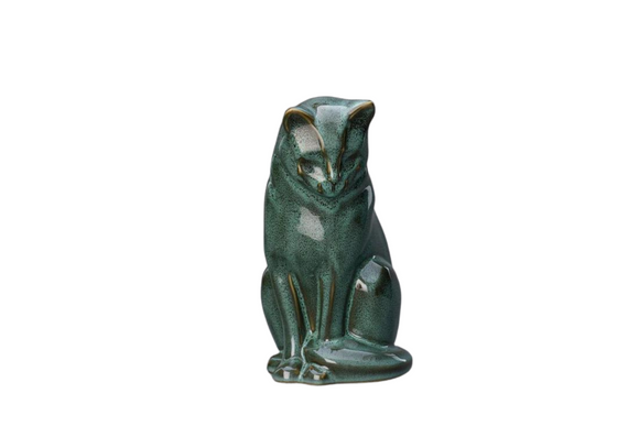 Pet urn cat ceramic