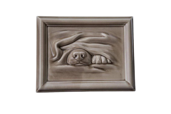 Pet urn dog ceramic
