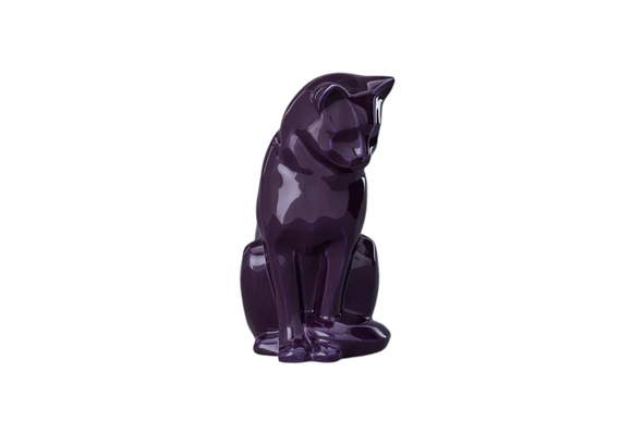 Pet urn cat ceramic
