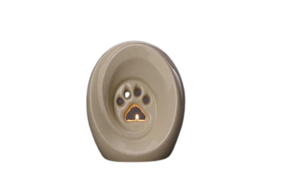 Pet urn paw ceramic