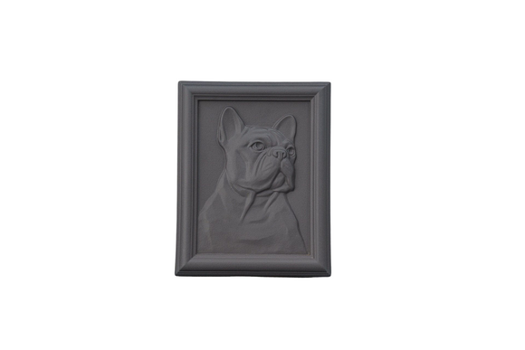 Pet urn portrait ceramic