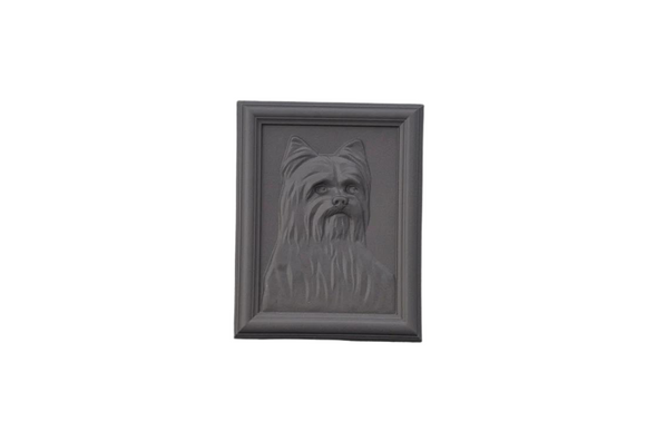Pet urn portrait ceramic