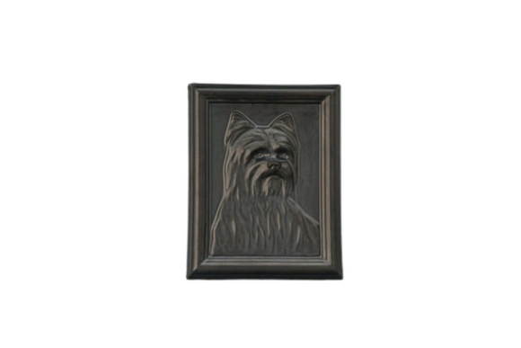 Pet urn portrait ceramic