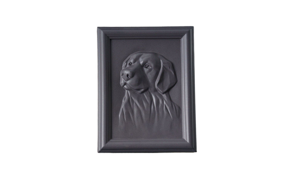 Pet urn portrait ceramic