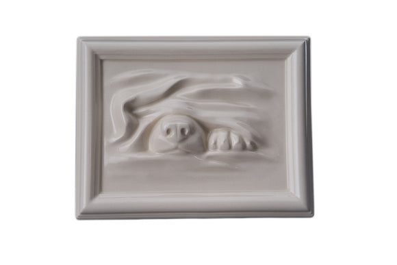 Pet urn dog ceramic