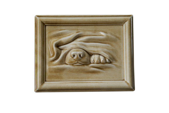 Pet urn dog ceramic