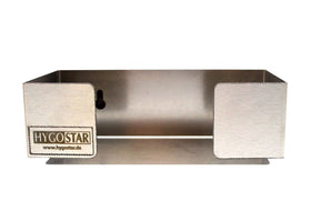 Soporte de pared para caja dispensadora de mascarillas, acero inoxidable