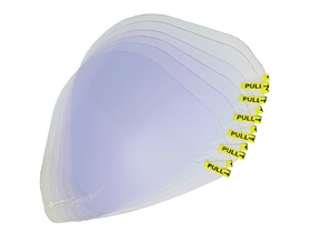 Visera protectora, paquete de recambio / 12 piezas