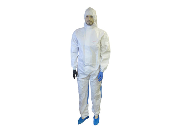 Vollschutzanzug mit Kapuze gelb