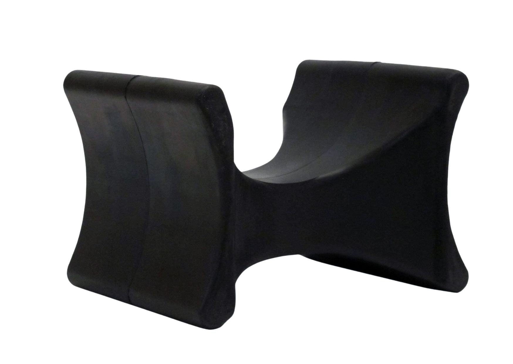 Multi position head restraint, rubber, blacke - LAVABIS | LAVABIS GmbH