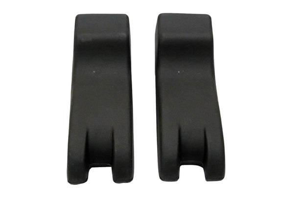 Body support wedge, rubber, black-grey / 2 pieces