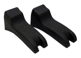 Body support wedge, rubber, black-grey / 2 pieces