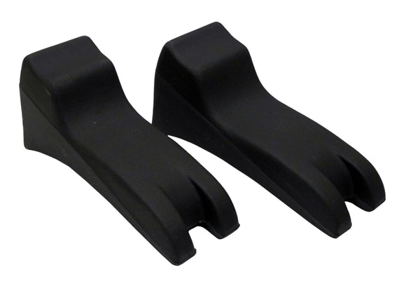 Body support wedge, rubber, black-grey / 2 pieces
