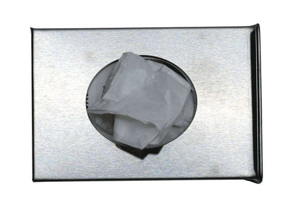 Sanitary bag dispenser, stainless steel