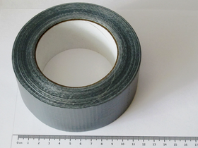 Gewebe-Klebeband, 50 m x 48 mm, silber