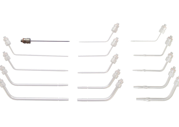 Lavabis arterial cannula straight 1/16 "x2" 12-32 thread-M