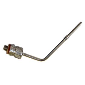 Lavabis Arterial Cannula curved 3/32 "x2" Tie Collar 12-32 thread-M - 0