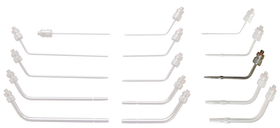 Lavabis arterial cannula curved 1/8 "x2" Tie Collar 12-32 thread-M