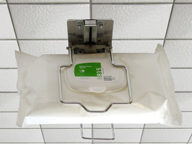 Wandhalterung für Desinfektionstücher im Flowpack - 0