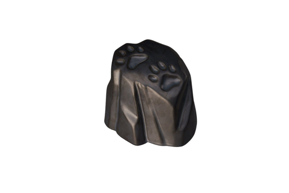Pet urn paw print ceramic