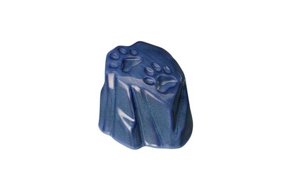 Pet urn paw print ceramic