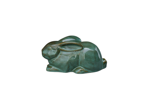Pet urn rabbit ceramic