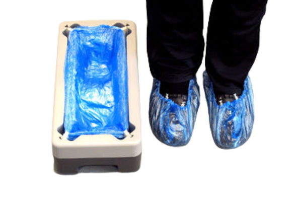 Overshoe dispenser EASY Box, gray