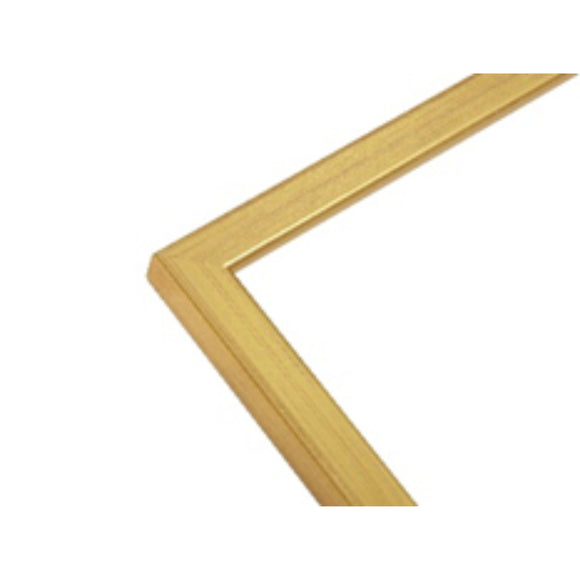 Holzrahmen in Goldfarbe