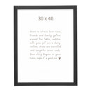 Bilderrahmen schwarz mit Silberkante-2