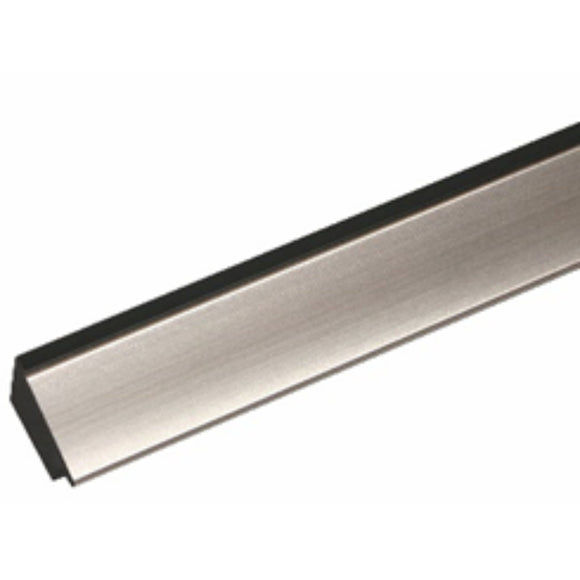 Bilderrahmen Silber mit schwarzer Kante