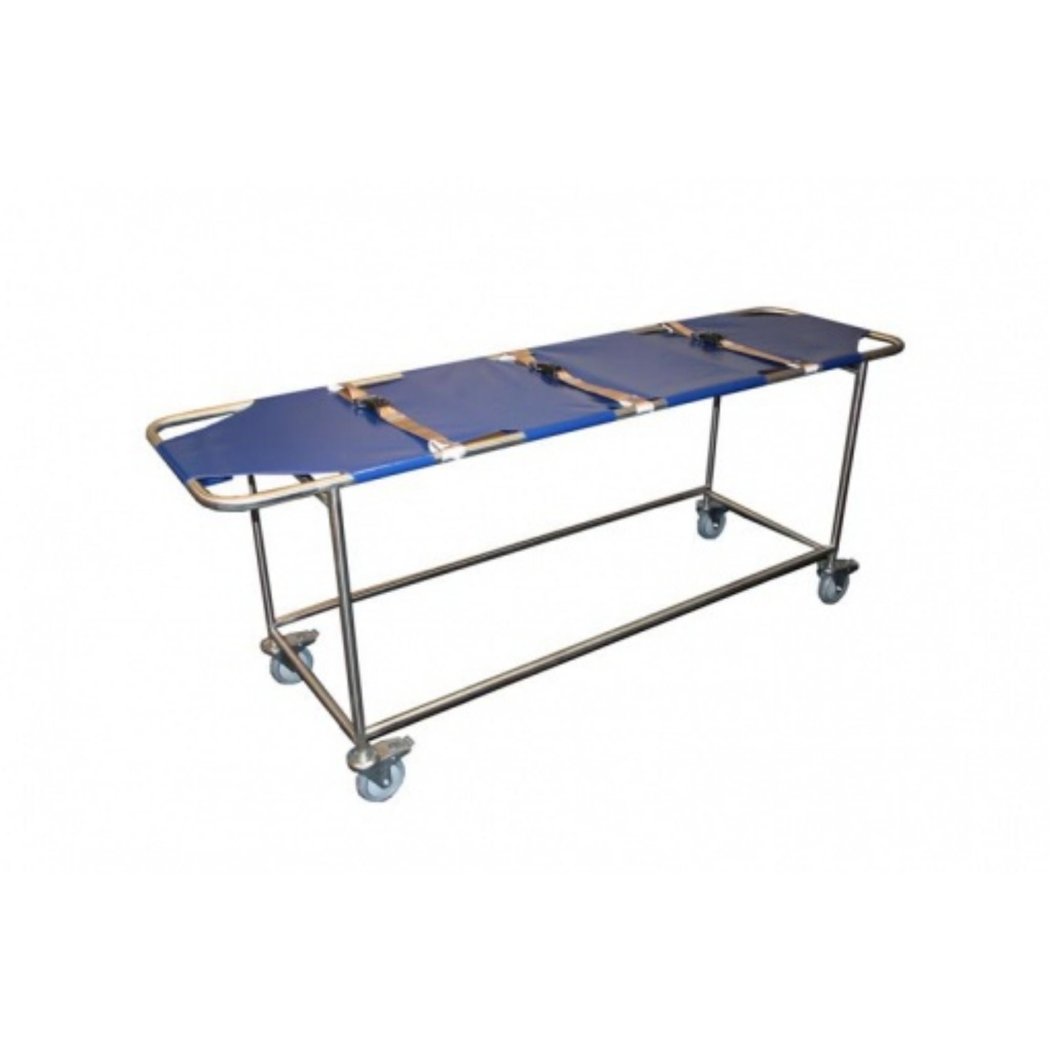 Stainless steel transport trolley