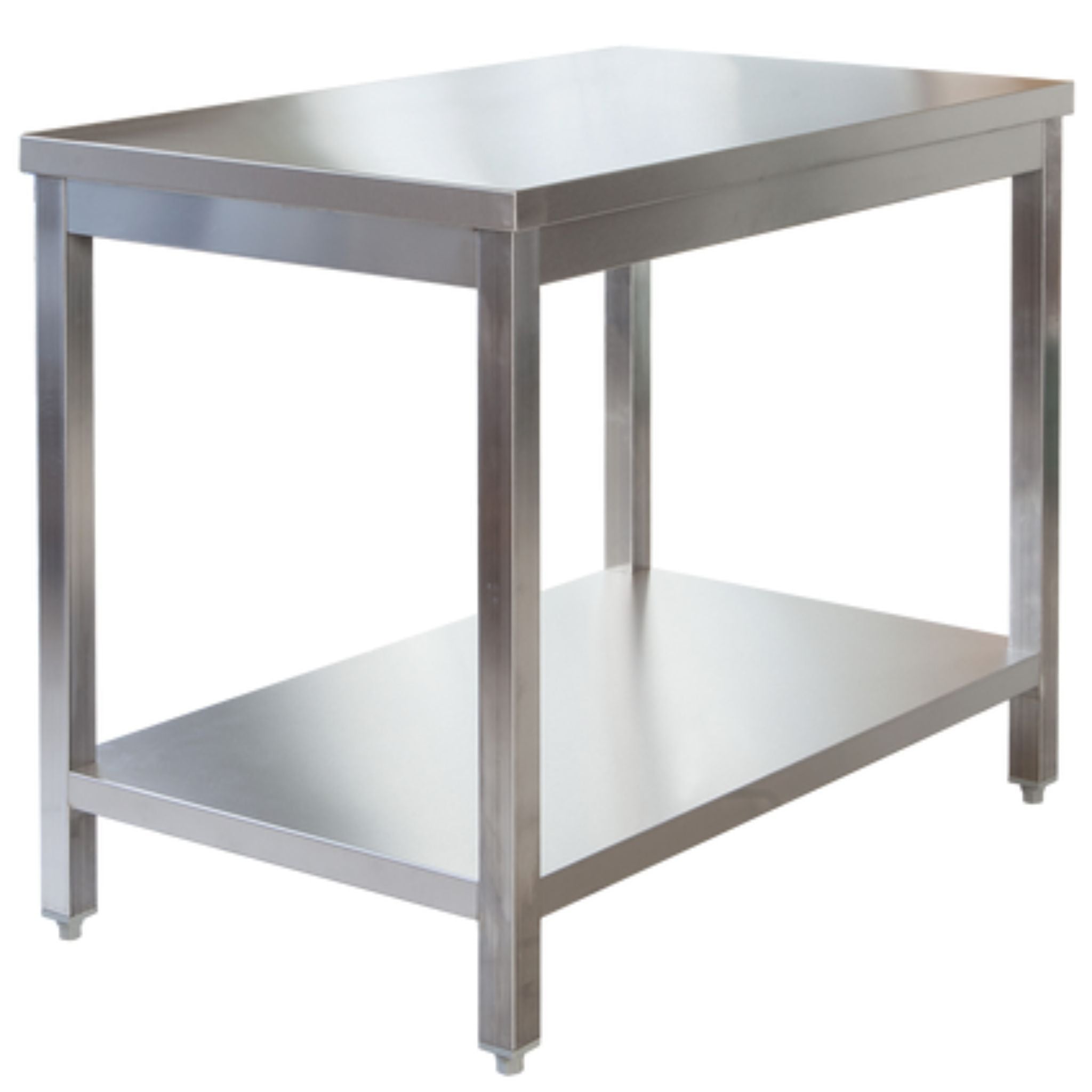 Professional stainless steel worktable with base