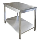Edelstahl Arbeitstisch Professional mit Grundboden-3