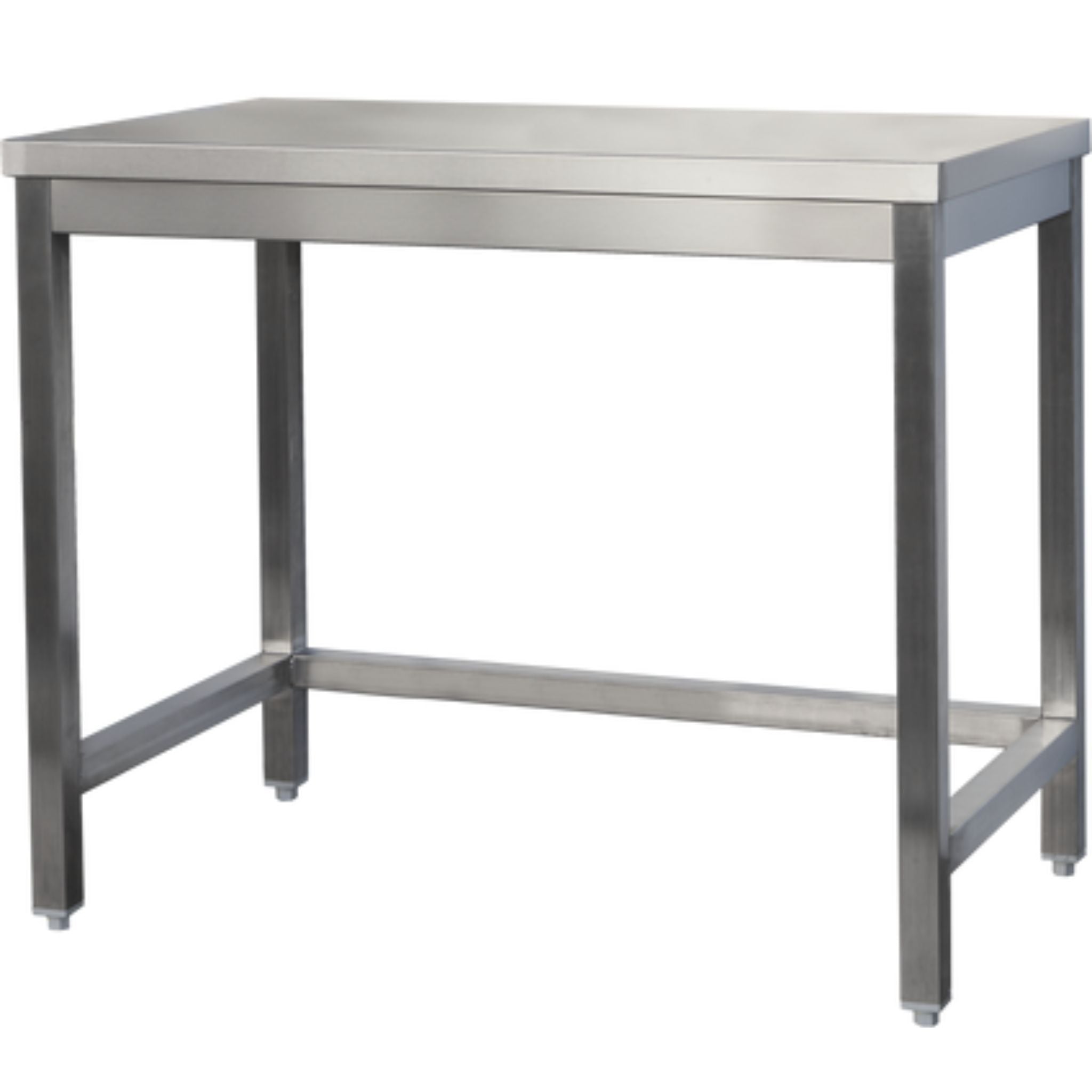 Stainless steel worktable Professional without base and without upstand