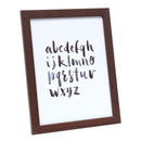 Bilderrahmen in dunkelbraune Holzfarbe-1