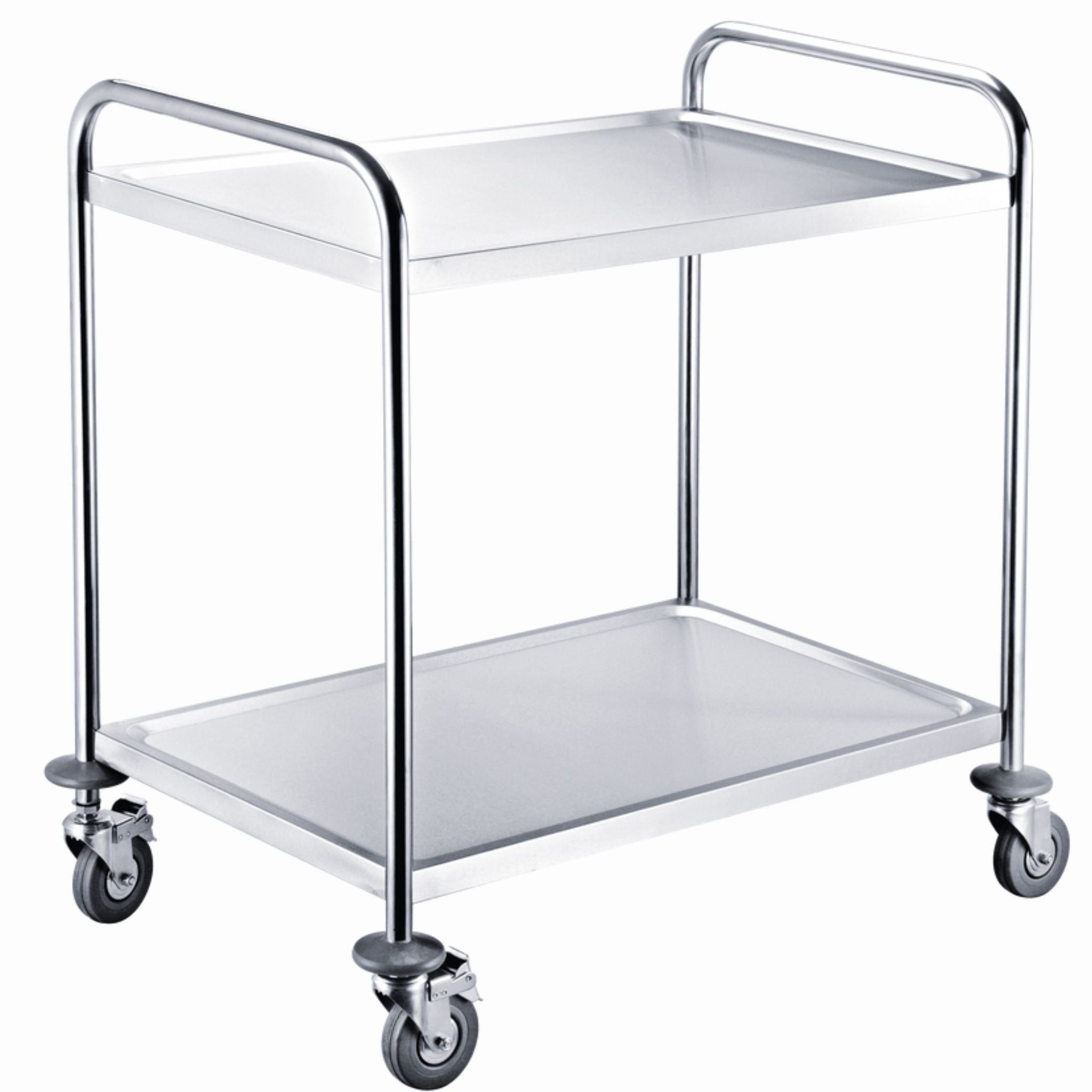Stainless steel side trolley Basic