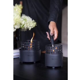 Tischfeuer Signal Hill Black