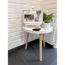 Holzstaffelei weiß-3