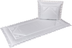 Juego de manta Besta bordado apliques flores